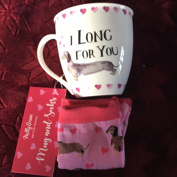Dachshunds Valentine’s Day mug and sock co… - Picture 6 of 9